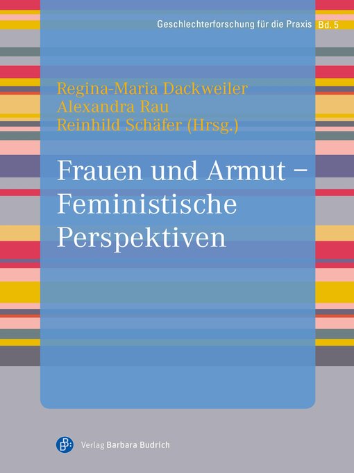 Title details for Frauen und Armut – Feministische Perspektiven by Regina-Maria Dackweiler - Available